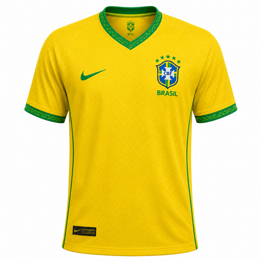 Brazil Home Jersey – Size XXL