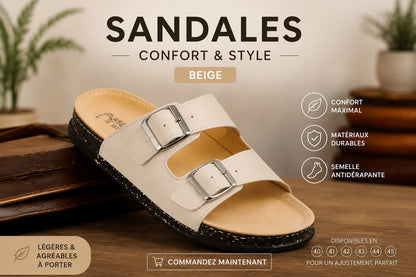 Claquettes Confort Premium | راحة وأناقة في كل خطوة